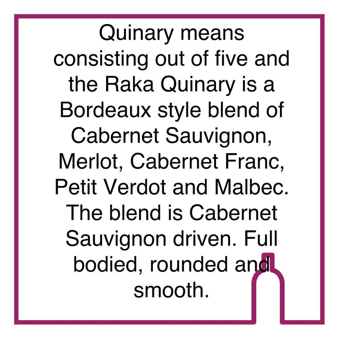 Bottle of Raka Quinary Magnum