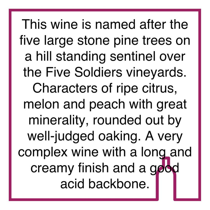 Case of Rustenberg Five Soldiers Chardonnay