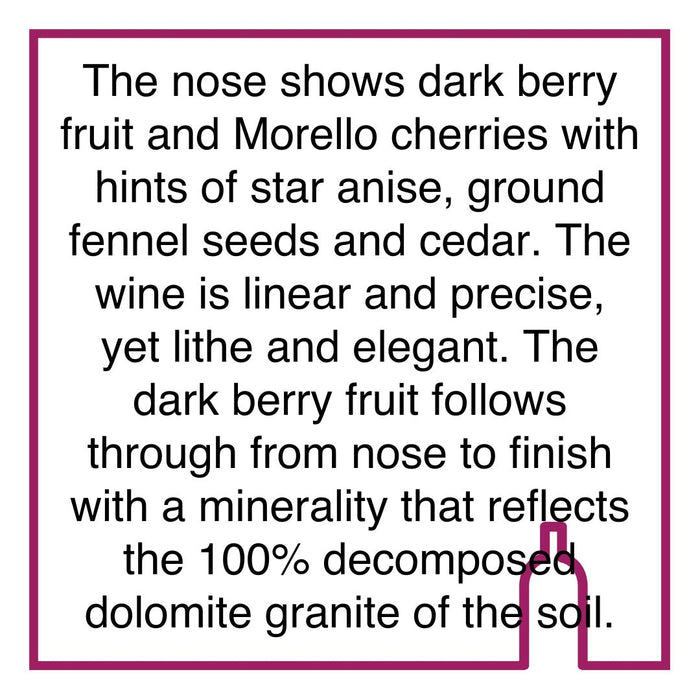 Bottle of Raats Family Wines Eden High Density Single Vineyard Cabernet Franc