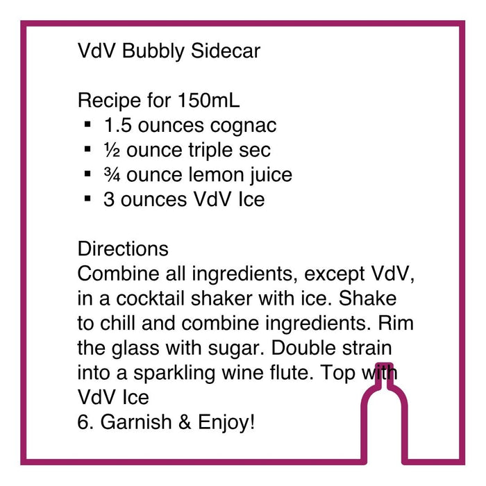 Pack of 24 Veuve Du Vernay ICE (200ml)