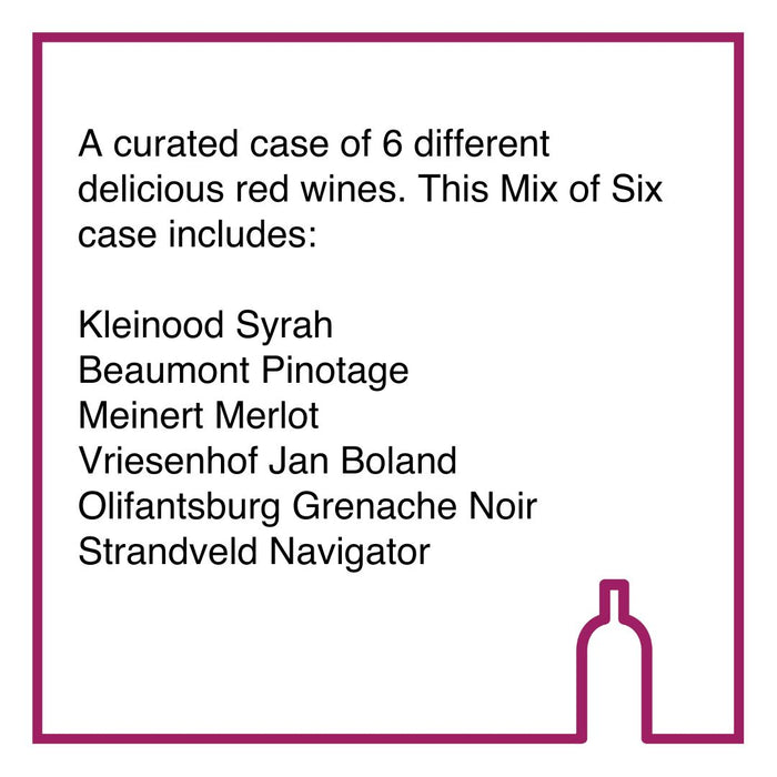 Mix of Six | The 200 Curated case of Top Red Wines