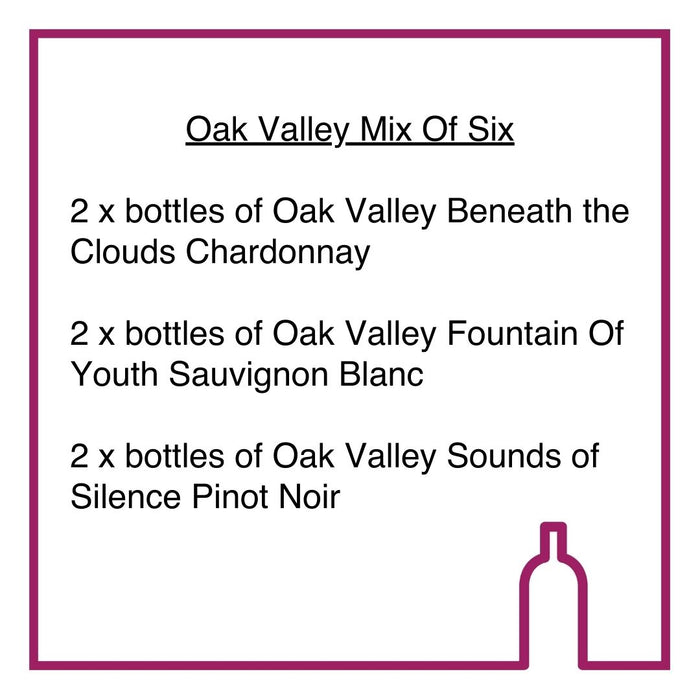 Mix of Six | Mixed Bottle of Oak Valley Wines