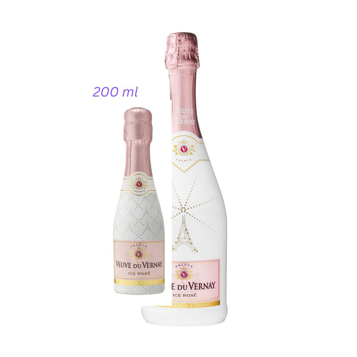Pack of 24 Veuve Du Vernay ICE Rose (200ml)