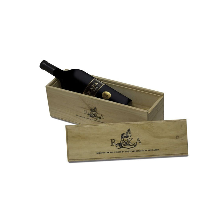 Bottle of Raka Quinary Magnum (in a wooden box)