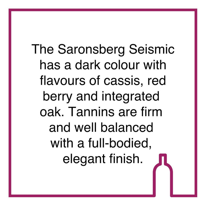 Case of Saronsberg Seismic Red Blend